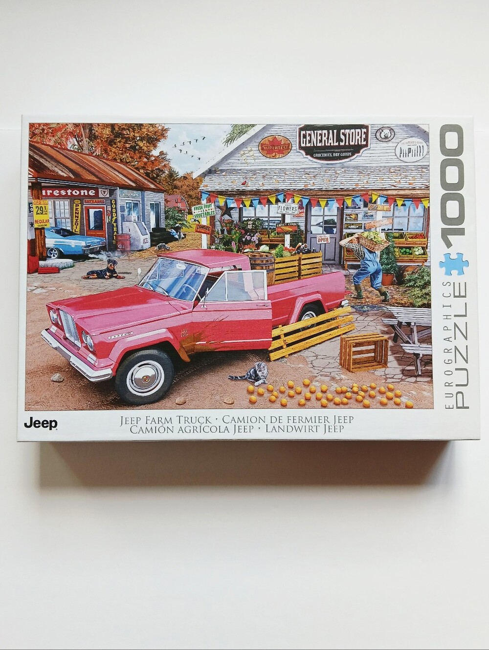 Jeep Farm Truck 1000-piece puzzle by Eurographics